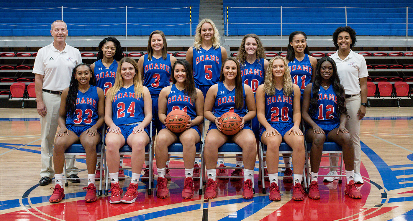 Shown are the Roane State Lady Raiders. Front row, from left: Laprasia Ward, Riley Guillemet, Paige Gentry, Christina Pack, Sara Mikels and Mykeia McCullough. Second row, from left: Coach David Harnish, Naomi Jefferson, Rebecca Lemasters, Sydney O'Leary, Nicole Jones, Kiara Inman, and assistant coach Angel Allen.