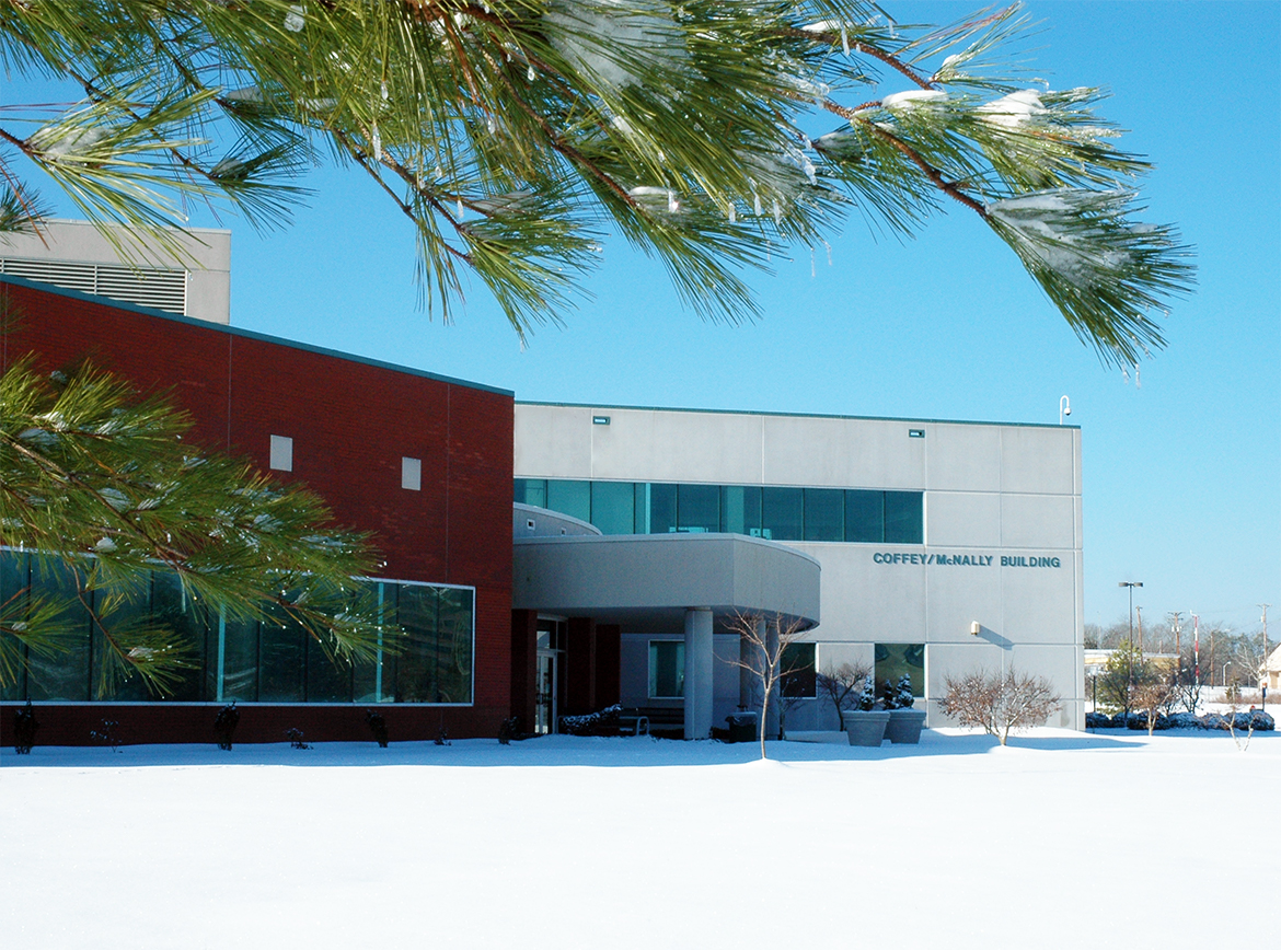 Image of Snow Covered Oak Ridge Campus