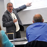 Instructor in classroom
