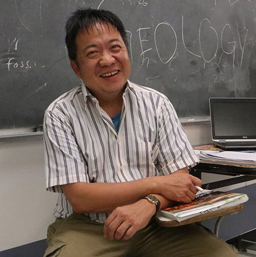 Dr. Lee in the classroom