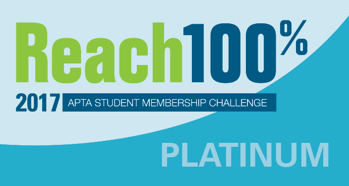 Reach 100% APTA Student Membership Challenge