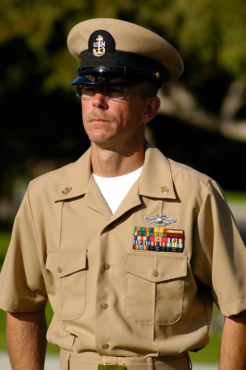 Barry Floyd in uniform