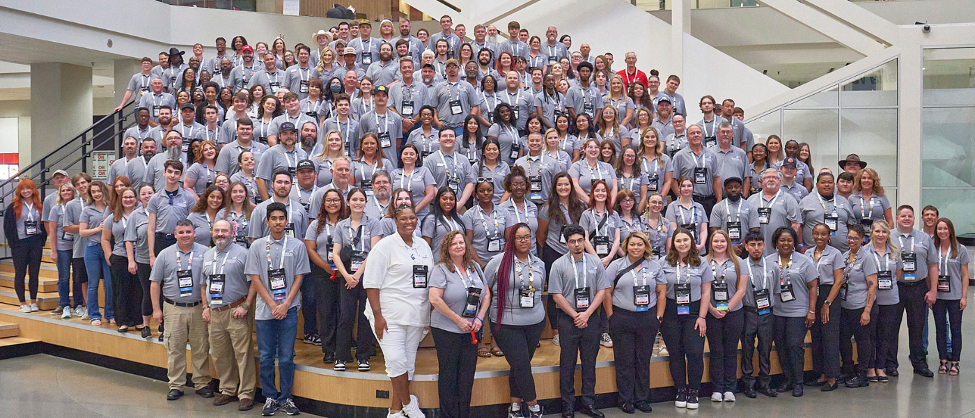 Tennessee's delegation at the 2023 SkillsUSA Nationals in Atlanta, Georgia.