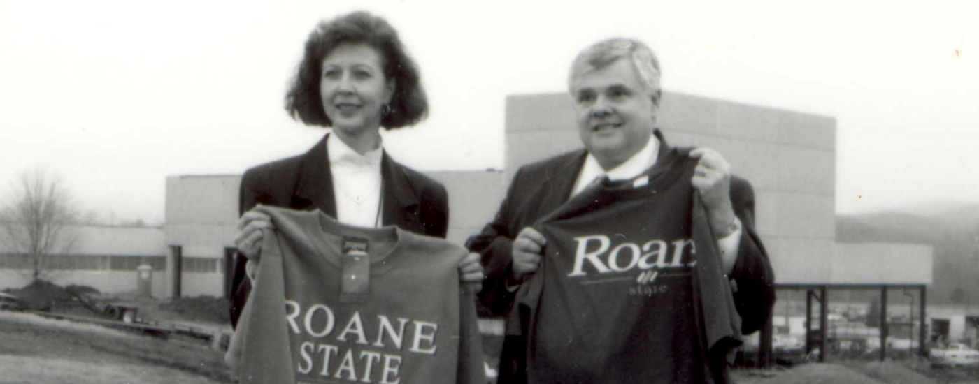 Dr. Sherry Hoppe with Senator Ken Yager in 1996.