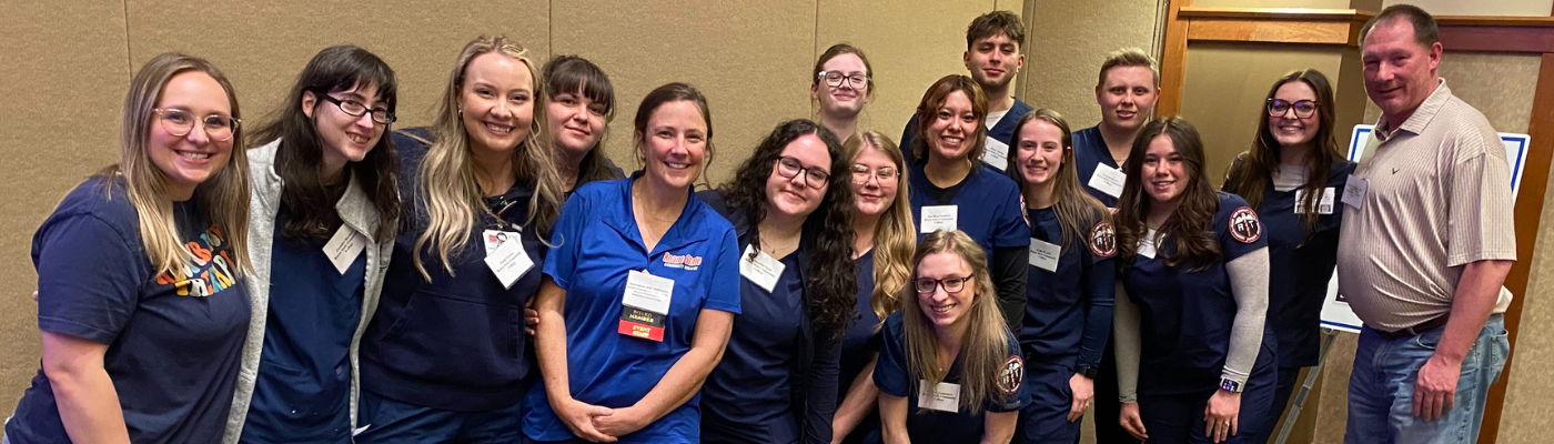 Respiratory Care students from Roane State at the 2026 Sputum Bowl competition.