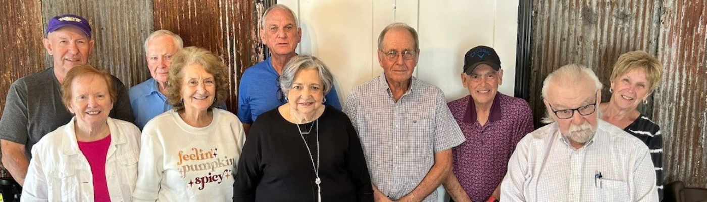 Members of the York Institute Class of 1965 pose for a photo.