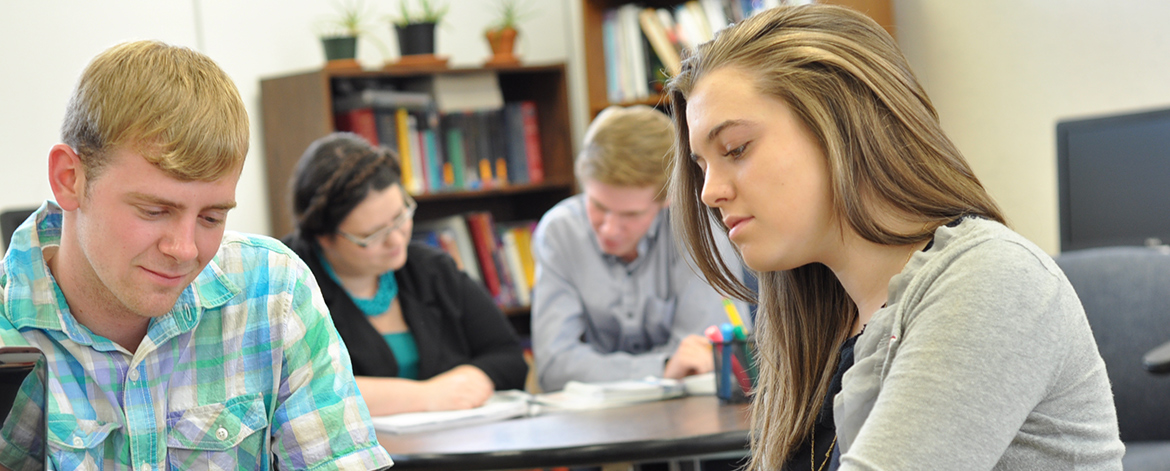 Students at Learning Center