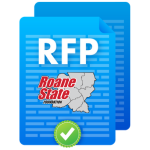 An RFP icon with the Roane State Foundation logo.