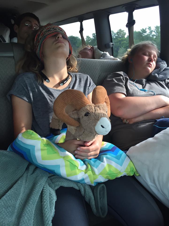 tired hikers